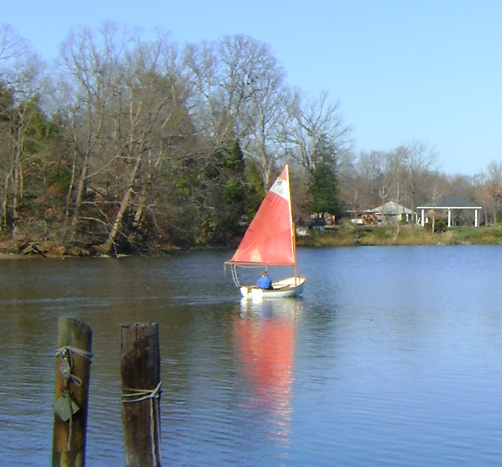 Blake Sailing on the West River